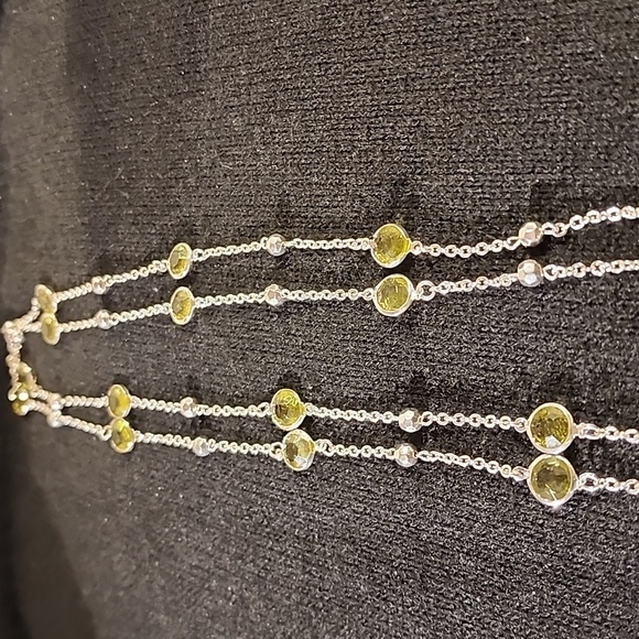 VTG Alfani Macy's Brand 60" Station Chain Necklace - Picture 4 of 8